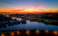 Solstice Sunset at the Marina