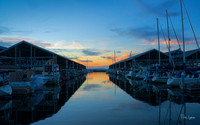 Calm Sunset, Edmonds Marina