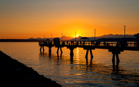 October Sunset over the Edmonds Fishing Pier